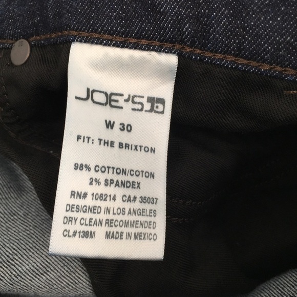 Joe's Jeans Brixton Atlas dark wash skinny crop blue women 30 - Picture 6 of 6